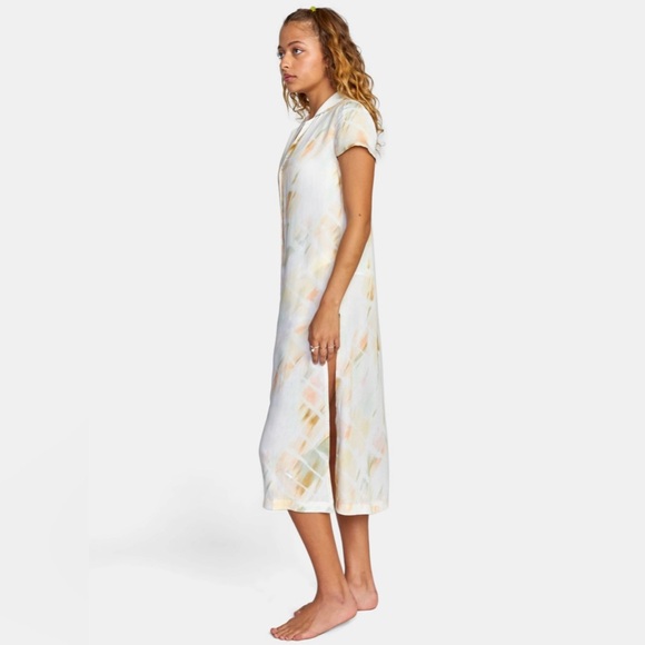 RVCA Womens Sunset Cover Up Dress - Multi Color Size Small - Picture 5 of 7